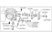 OEM Nissan Xterra Throttle Chamber Assembly - 16119-5S700