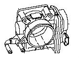 OEM 2007 Nissan 350Z Throttle Body - 16119-JK20C