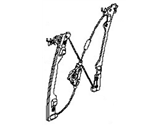 OEM 1984 Nissan Maxima Window Regulator - 80701W1301