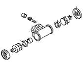 OEM Infiniti QX4 Cup Kt Brake Cylinder - D4100-3W426