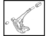 OEM 1990 Nissan Pulsar NX Arm Assembly-Lower RH - 54500-65E05
