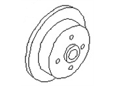 OEM 1986 Nissan Pulsar NX Brake Rear RTR - 43202-16E06