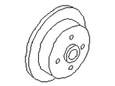 OEM 1989 Nissan Sentra Rotor-Disc Brake, Rear - 43202-03E06