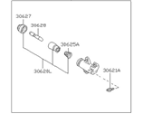 OEM Nissan 240SX Cylinder Assembly-Clutch - 30620-69F23