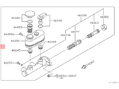 OEM Nissan Stanza Master Cylinder - 46010-04B05