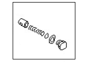 OEM 1993 Nissan Maxima Valve Set-Regulator, Oil Pump - 15132-1C311