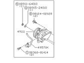 OEM 1987 Nissan Stanza Hose Assy-Pump - 49110-06R01