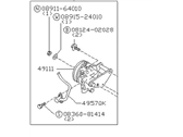 OEM Nissan Stanza Hose Assy-Pump - 49110-06R01