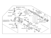 OEM Nissan Maxima CALIPER-Rear RH, W/O Pads - 44001-31U13