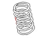 OEM 1986 Nissan Pulsar NX Spring Rear Suspension R - 55020-31M08