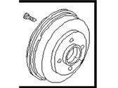 OEM 1990 Nissan Maxima Drum Brake - 43206-4M700