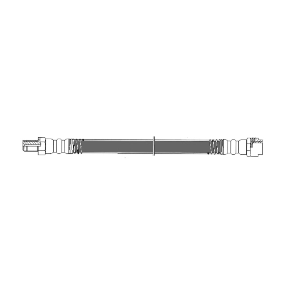 Centric Rear Brake Hose 150.35316