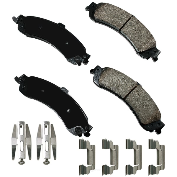 Akebono Pro-ACT™ Ultra-Premium Ceramic Rear Disc Brake Pads ACT834A
