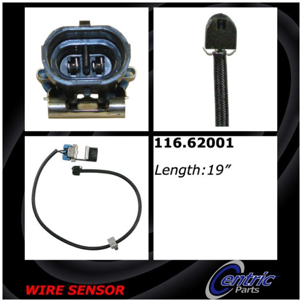 Centric Front Brake Pad Sensor 116.62001