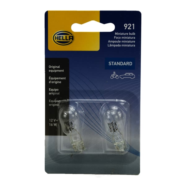 Hella 921Tb Standard Series Incandescent Miniature Light Bulb 921TB