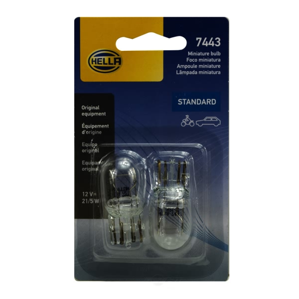 Hella 7443Tb Standard Series Incandescent Miniature Light Bulb 7443TB