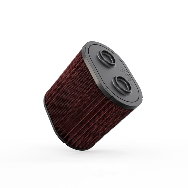 K&N E Series Oval Straight Red Air Filter （9.25" BOL x 6.5" BOW x 9.25" TOL x 6.5" TOW x 8.938" H) E-0644