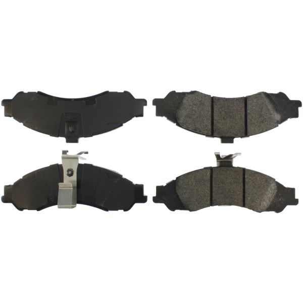 Centric Posi Quiet™ Extended Wear Semi-Metallic Front Disc Brake Pads 106.10430