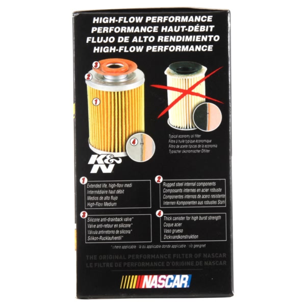 K&N Performance Gold™ Wrench-Off Oil Filter HP-2001