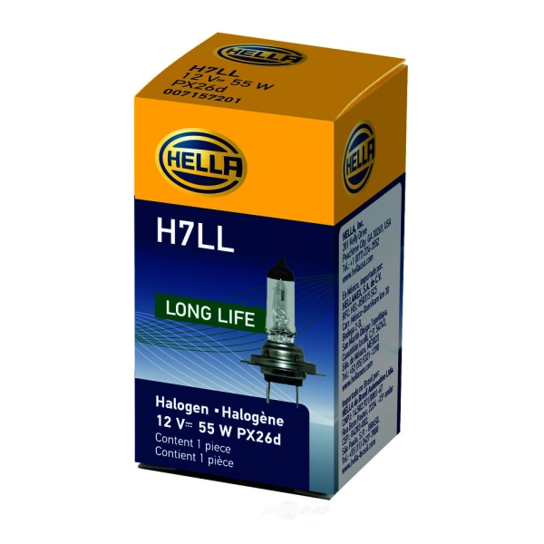 Hella H7Ll Long Life Series Halogen Light Bulb H7LL