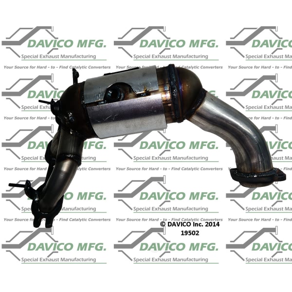 Davico Exhaust Manifold with Integrated Catalytic Converter 19502