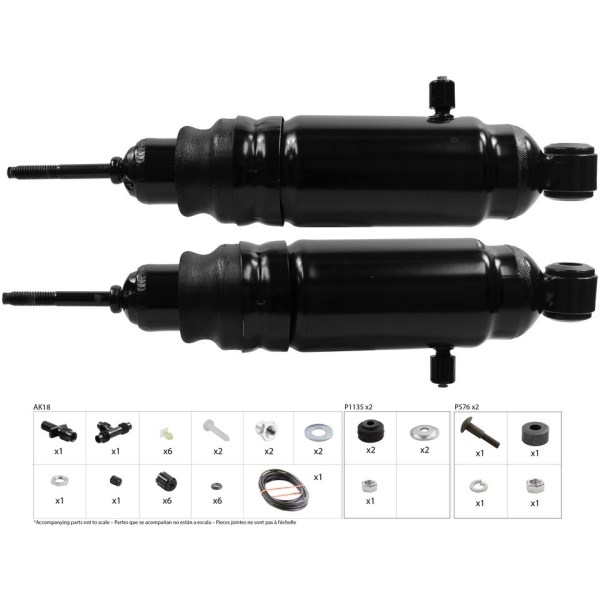 Monroe Max-Air™ Load Adjusting Rear Shock Absorbers MA709