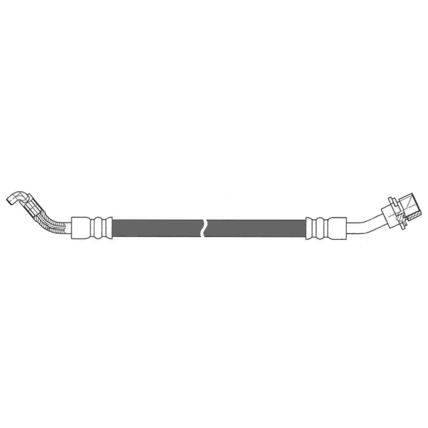 Centric Front Driver Side Brake Hose 150.44092