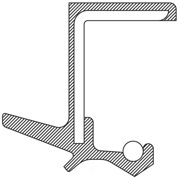 National Automatic Transmission Output Shaft Seal 710173