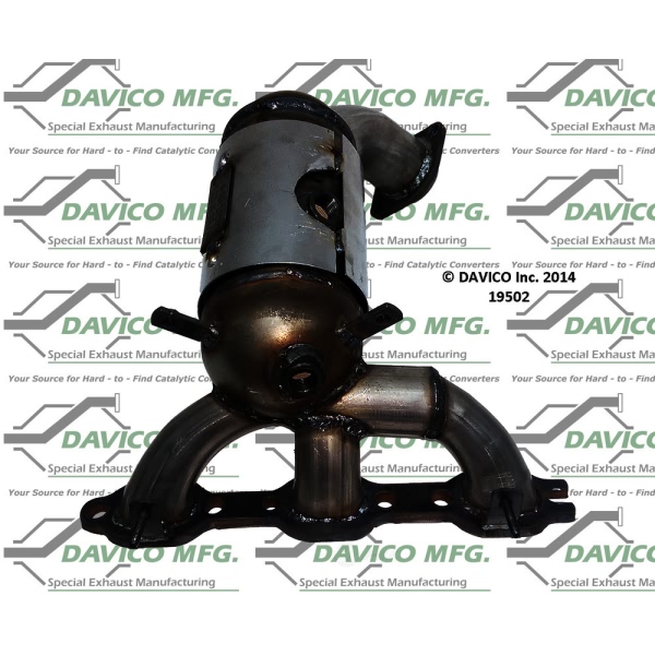 Davico Exhaust Manifold with Integrated Catalytic Converter 19502