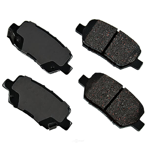 Akebono Pro-ACT™ Ultra-Premium Ceramic Rear Disc Brake Pads ACT1090
