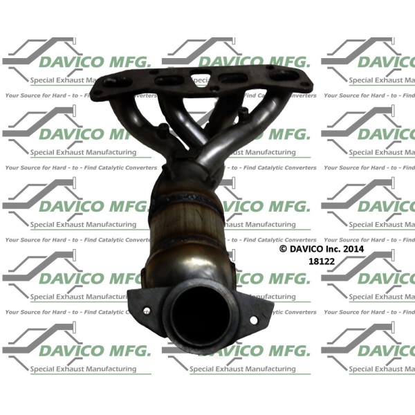 Davico Exhaust Manifold with Integrated Catalytic Converter 18122
