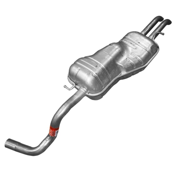 Walker Quiet Flow Steel Rear Irregular Aluminized Exhaust Muffler And Pipe Assembly 55264