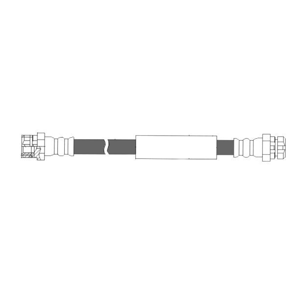 Centric Rear Brake Hose 150.33373