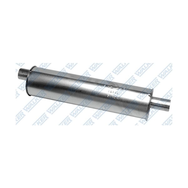 Walker Soundfx Steel Round Aluminized Exhaust Muffler 18142