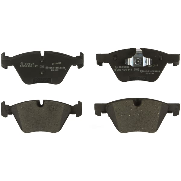Bosch EuroLine™ Semi-Metallic Front Disc Brake Pads 0986494117