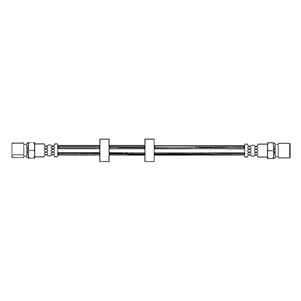 Centric Front Brake Hose 150.20011