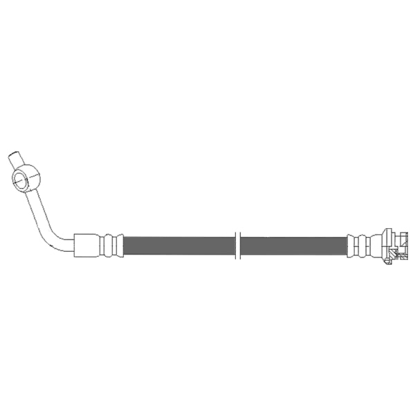 Centric Rear Driver Side Brake Hose 150.42432