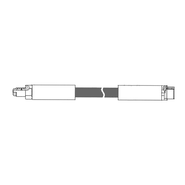 Centric Rear Brake Hose 150.33374