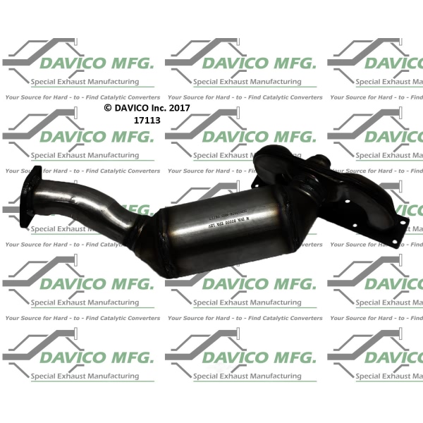 Davico Exhaust Manifold with Integrated Catalytic Converter 17113