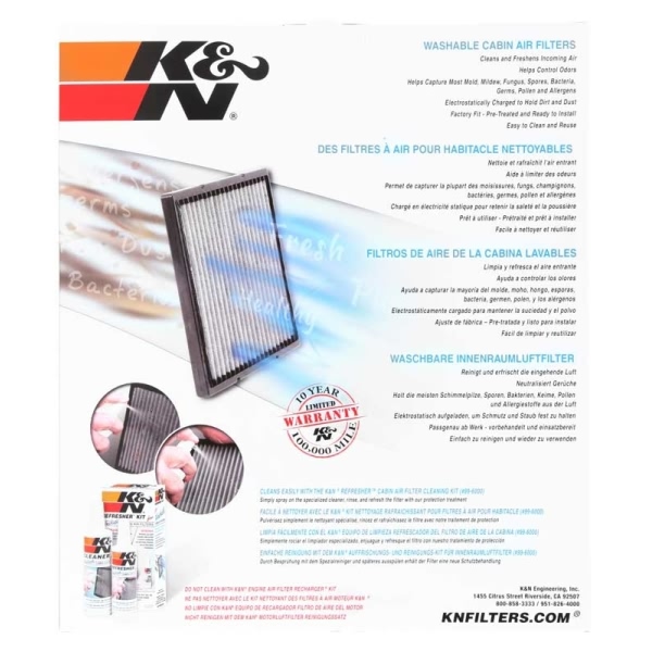 K&N Cabin Air Filter VF3007