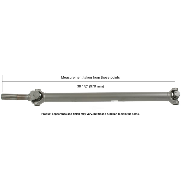 Cardone Reman Remanufactured Driveshaft/ Prop Shaft 65-9395