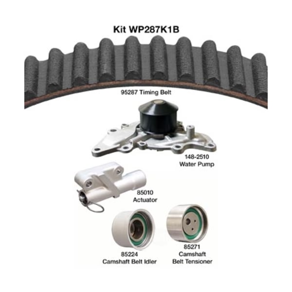 Dayco Timing Belt Kit With Water Pump WP287K1B