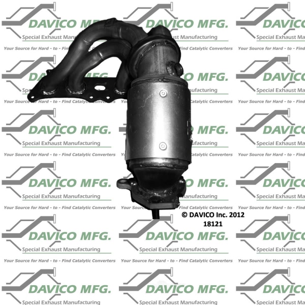 Davico Exhaust Manifold with Integrated Catalytic Converter 18121