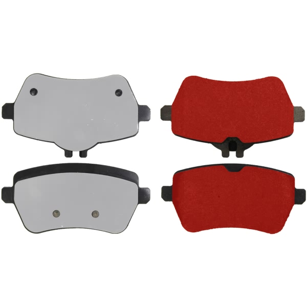 Centric Posi Quiet Pro™ Semi-Metallic Rear Disc Brake Pads 500.16890