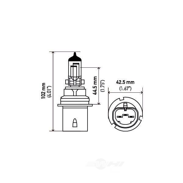 Hella 9004P50 Performance Series Halogen Light Bulb 9004P50