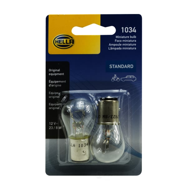 Hella 1034Tb Standard Series Incandescent Miniature Light Bulb 1034TB