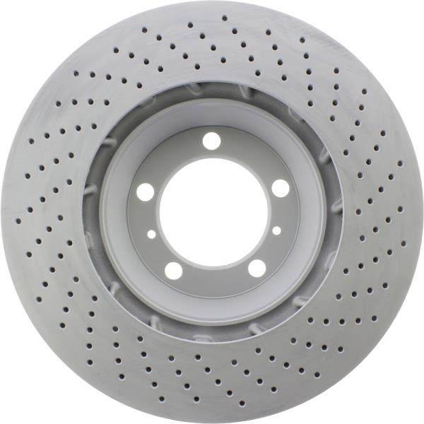 Centric SportStop Drilled 1-Piece Front Driver Side Brake Rotor 128.37050