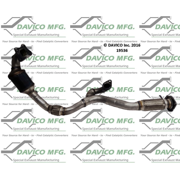 Davico Direct Fit Catalytic Converter and Pipe Assembly 19536