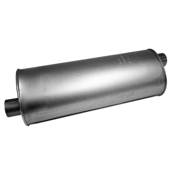 Walker Quiet Flow Stainless Steel Oval Aluminized Exhaust Muffler And Pipe Assembly 40248