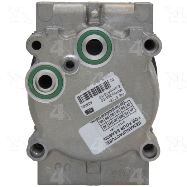 Four Seasons Remanufactured A C Compressor With Clutch 57131